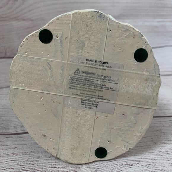 Snowman Candle Holder with Candle NEW In Packaging Winter Christmas Centerpiece - Picture 7 of 8